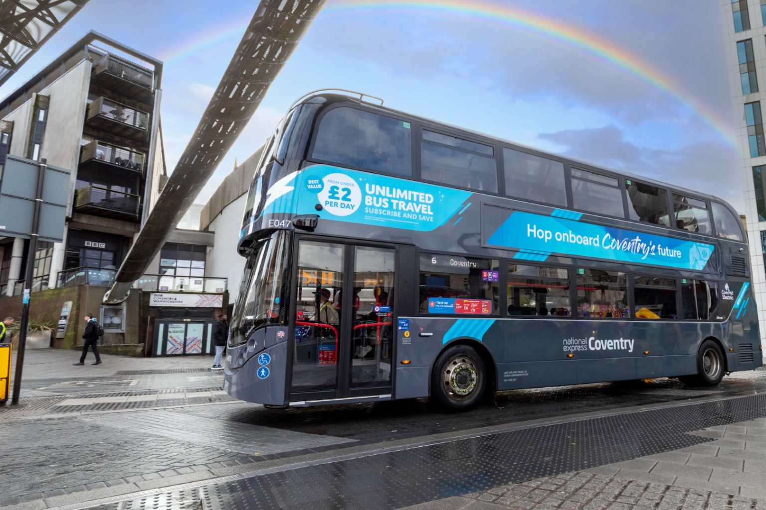 BYDAlexander Dennis Enviro400EV Fleet With National Express Livery To