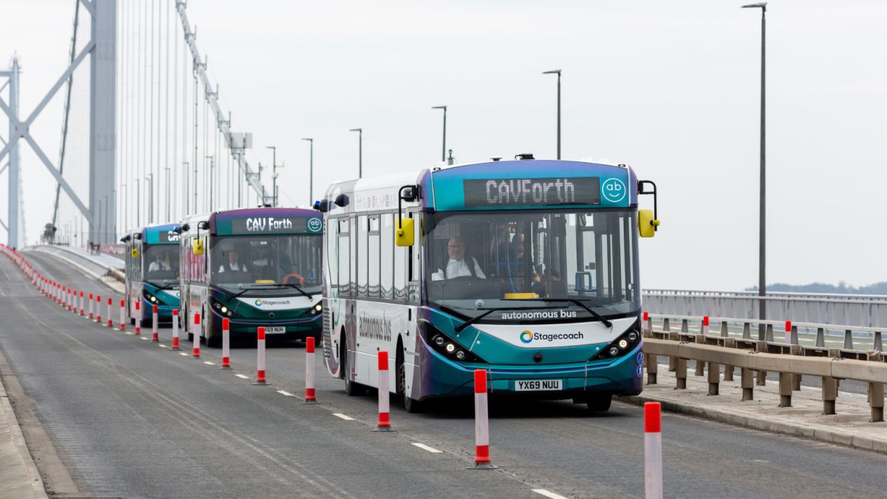 CAVForth Autonomous Bus Service Launched In Scotland With Alexander