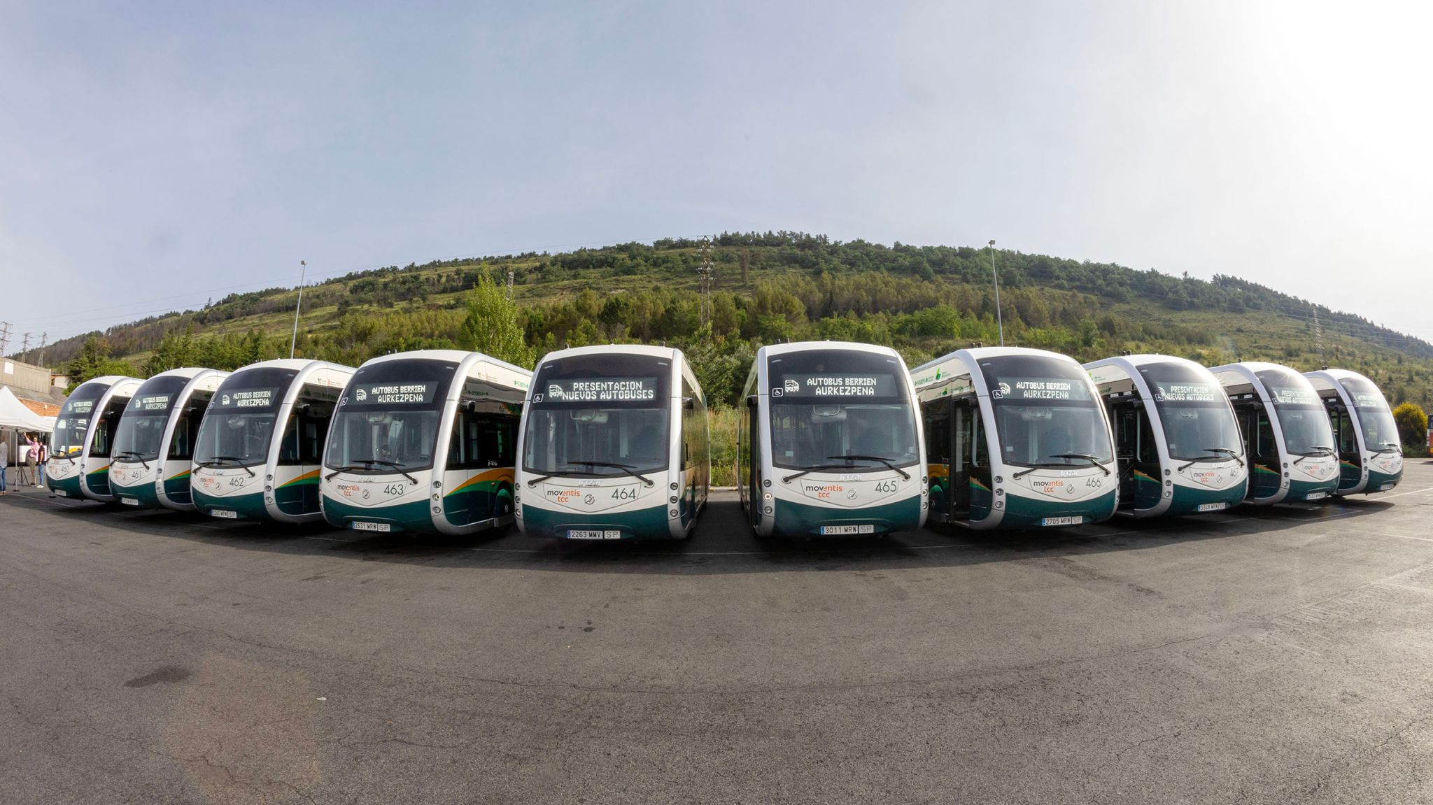 Spain TUC Pamplona Rolls Out 10 Irizar Ie Tram Electric Buses