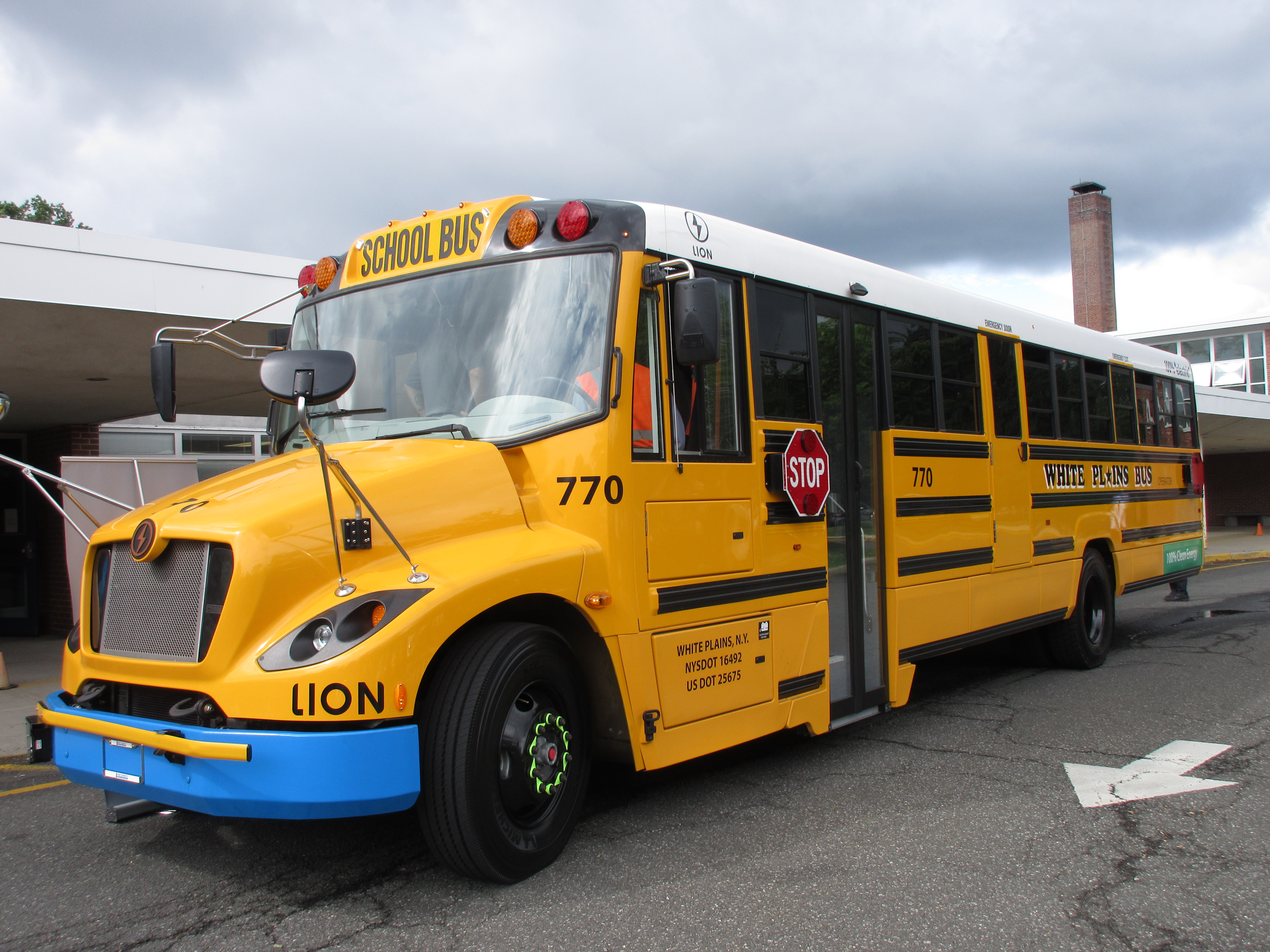 Electric School Bus Fleet In NY State Lion Electric Buses Will Be Used 