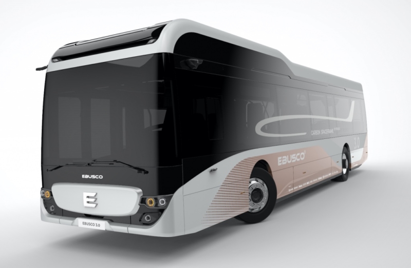 Ebusco 3.0. Third generation Dutch electric bus with 3 tons savings ...