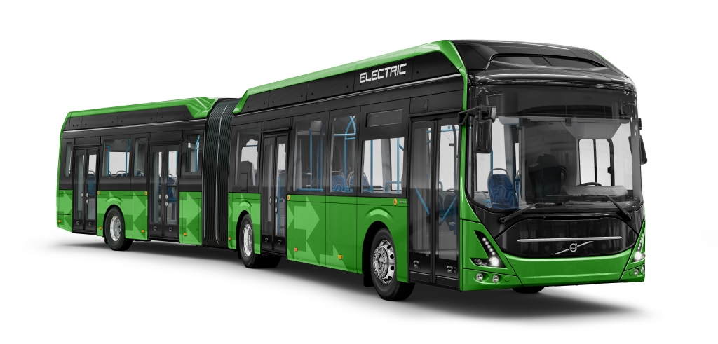 volvo articulated electric bus malmo