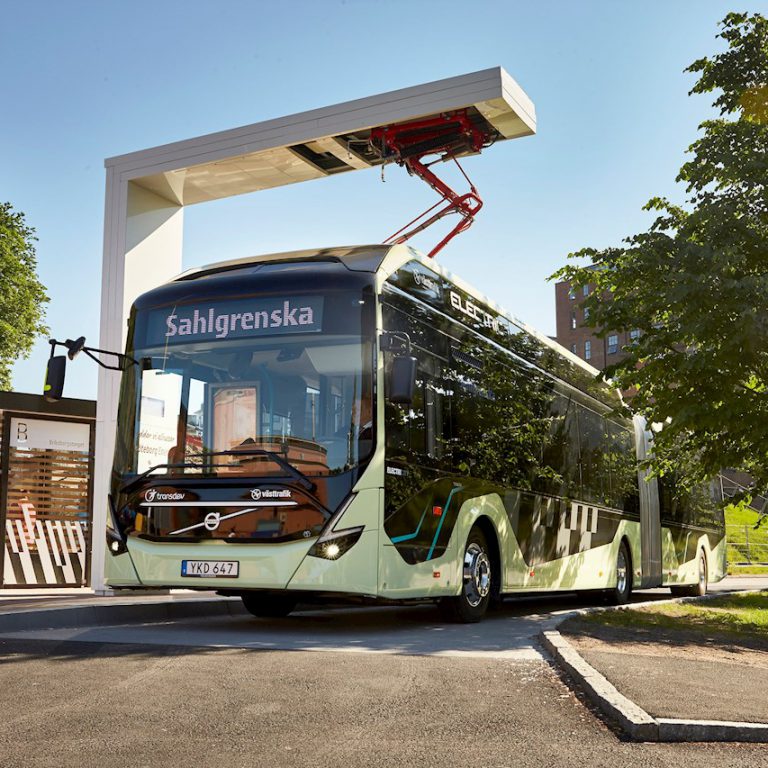 21 ABB pantograph chargers for the Volvo e-bus fleet in Gothenburg