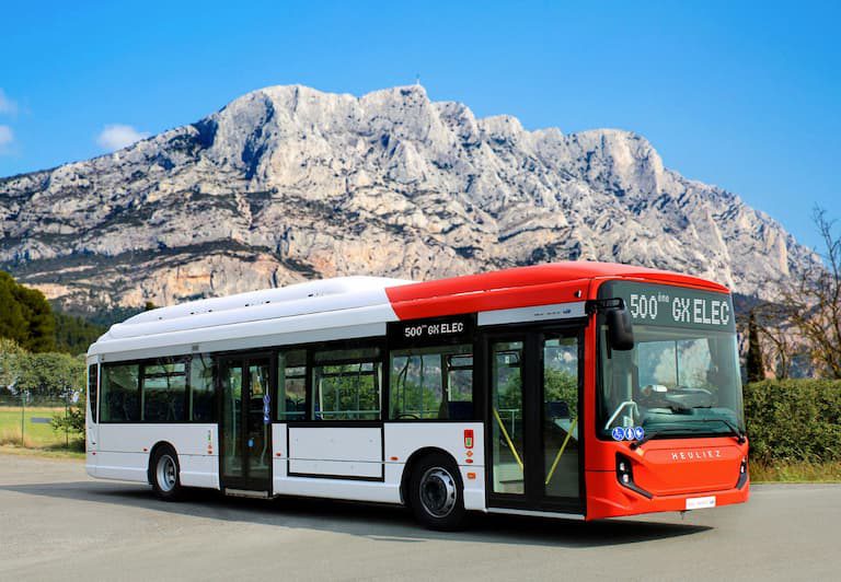 Full electric bus range in 2023, inhouse eaxles production by 2024