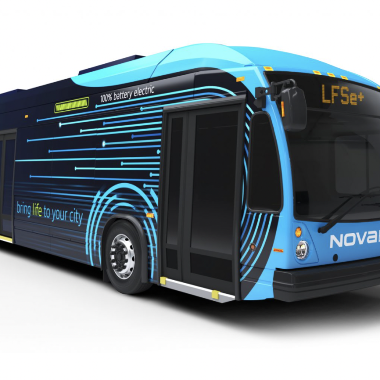 Nova Bus, new LFSe+ electric bus launched at New York Public Transit ...