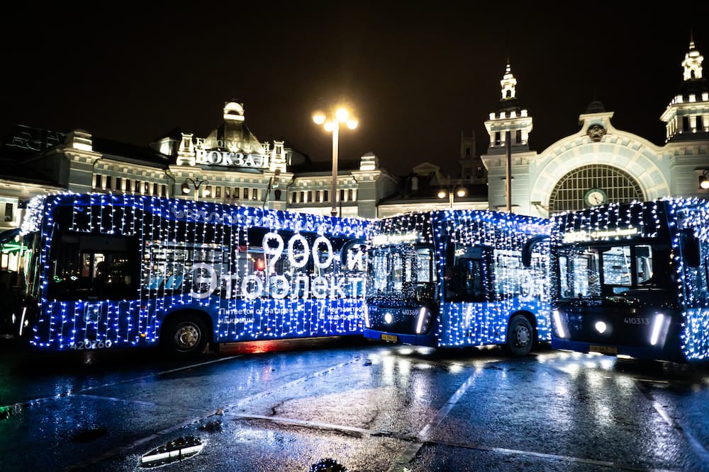 Bus tour in Moscow