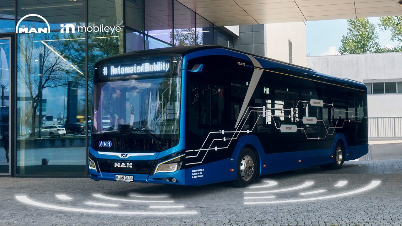 MAN teams up with Mobileye for autonomous bus development the first