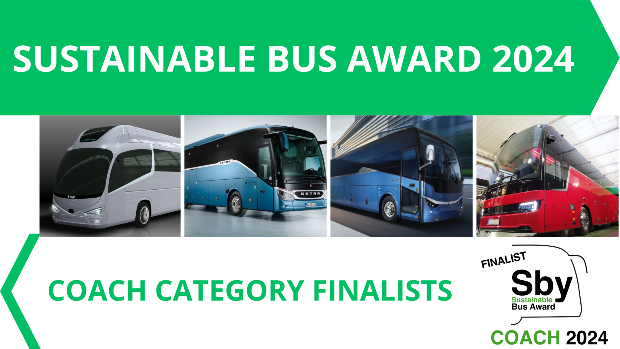 The Sustainable Bus Awards 2024 Will Be Presented At Busworld. The List ...