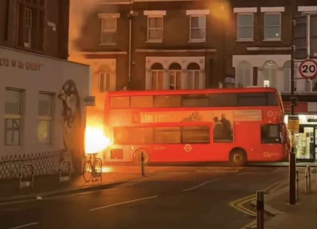 Double-decker E-bus Caught Fire In London, Go-Ahead Is Investigating Causes