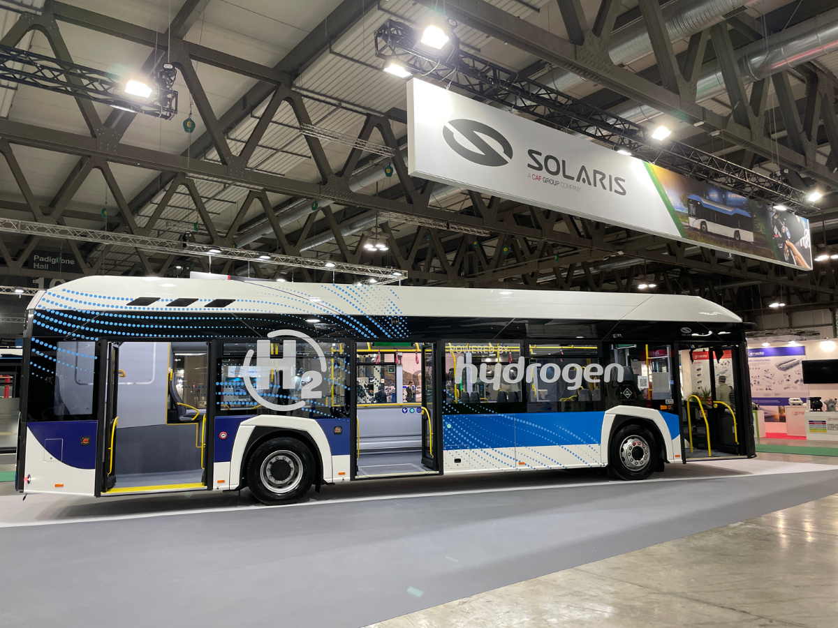 Solaris at Next Mobility Exhibition with the Urbino 12 hydrogen bus ...