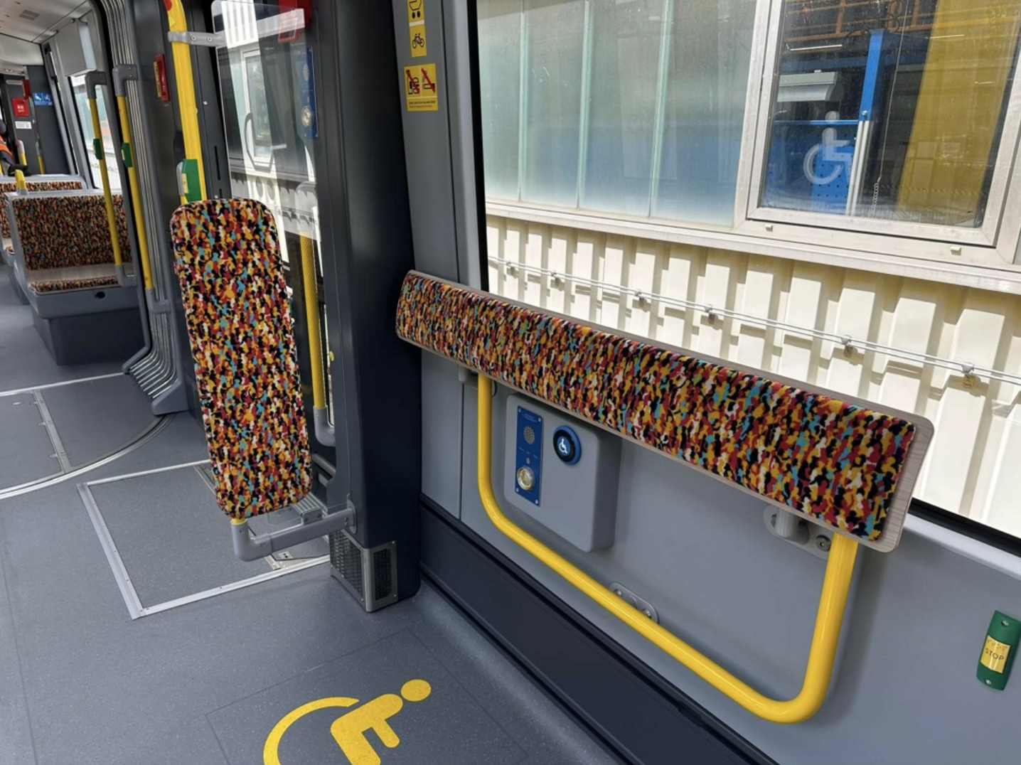 BVG Berlin Alstom Urbaliner Flexity tram interior