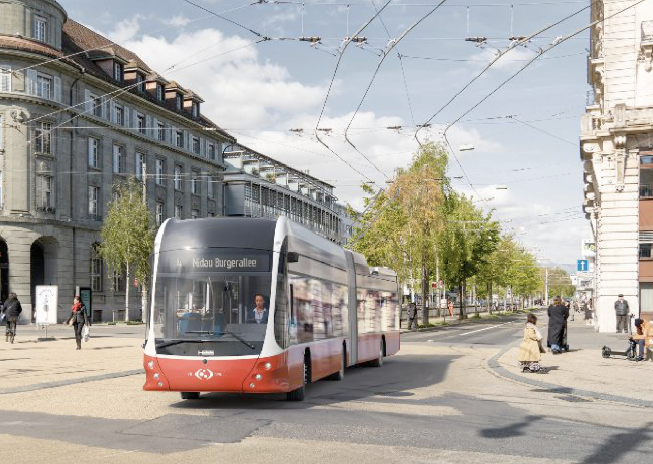 Hess will deliver 18 trolley buses to Biel, Switzerland