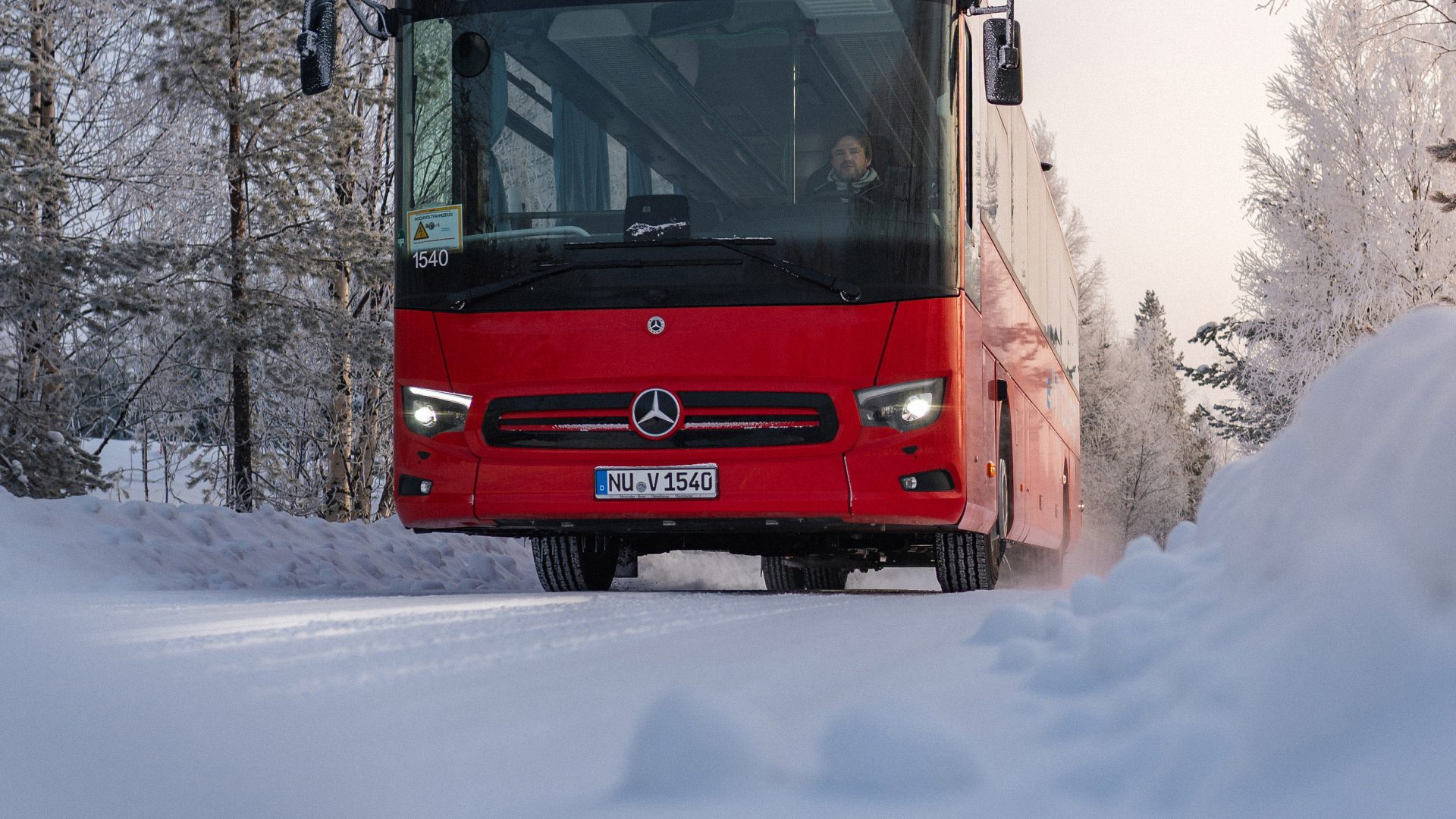 mercedes eintouro winter test